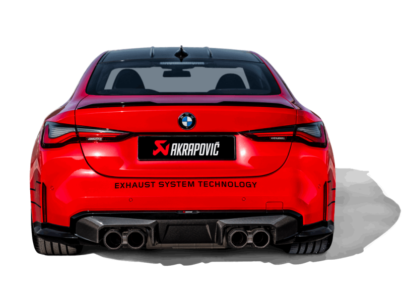 Akrapovic Rear Carbon Fiber Diffuser for BMW M3 G80 / M4 G82, G83 – High Gloss Black