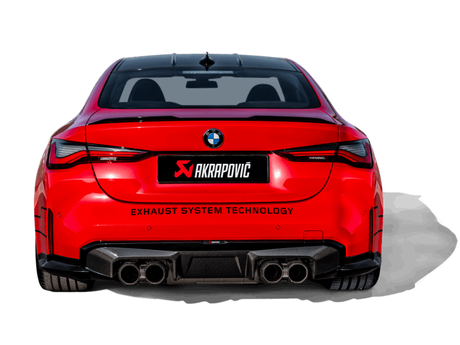 Akrapovic Rear Carbon Fiber Diffuser for BMW M3 G80 / M4 G82, G83 – High Gloss Black
