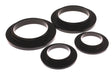 Energy Suspension 4.6101G Rear Spring Isolator Set for 1988-1994 Ford Mustang - Black polyurethane