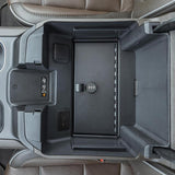 Tuffy Console Safe with Combo Lock for Chevy Silverado Crew Cab with Wireless Charging Pad (2021-2024)