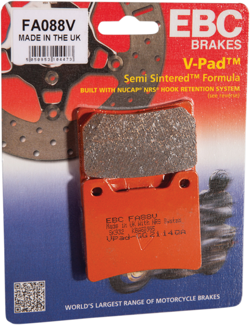 EBC Semi-Sintered Brake Pads FA88V