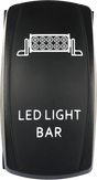 Open Trail SM106-007 Light Bar LED Switch Pro Backlit for Jeep Wrangler, Toyota Tacoma, Ford F-150