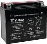 Yuasa YTX20HL-BS-PW High Performance AGM Battery w/Bottle