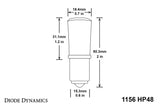 Diode Dynamics 1156 LED Bulb HP48 LED - Cool - White (Single)