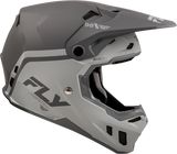 Fly Racing Youth Formula CC Objective Helmet Matte Black/Grey with Impact Absorption and Ventilation for Motorcycle and ATV Riders