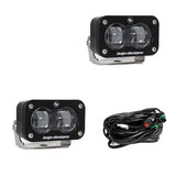 Baja Designs Universal S2 SAE Spot LED Pair - Clear for Automotive Use