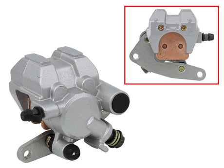 BRONCO BRAKE CALIPER, FRONT LEFT WITH BRAKE PADS