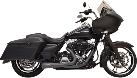 BASSANI XHAUST 2:1 Short Exhaust - Black 1F52RB