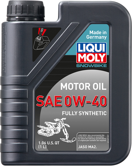 LIQUI MOLY Snowbike Synthetic Oil - 0W-40 - 1L 20356