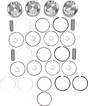 JE PISTONS Piston Kit - 72.00 mm - 10.25:1 CR - Kawasaki 125473