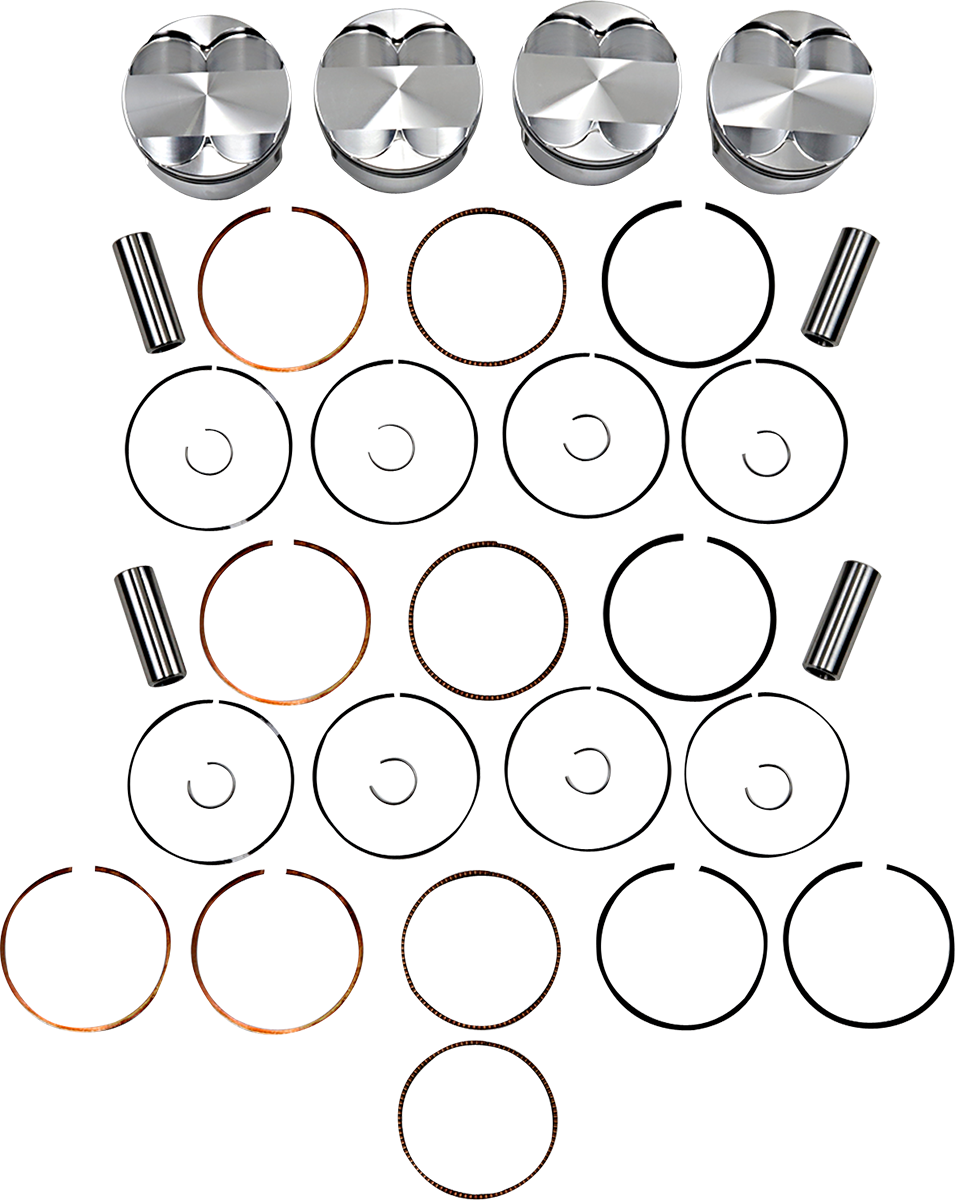 JE PISTONS Piston Kit - 81.00 mm - 12.3:1 CR - Suzuki 167679