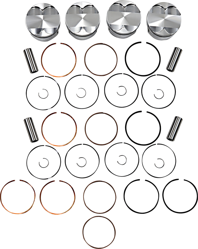 JE PISTONS Piston Kit - 81.00 mm - 12.3:1 CR - Suzuki 167679