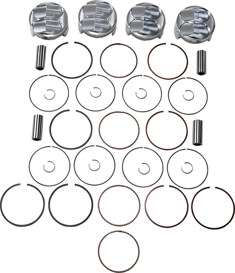 JE PISTONS Piston Kit - 86.00 mm - 13.0:1 CR - Kawasaki 192315