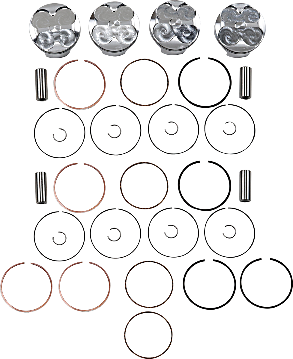 JE PISTONS Piston Kit - 68.00 mm - 13.2:1 CR - Kawasaki 247622