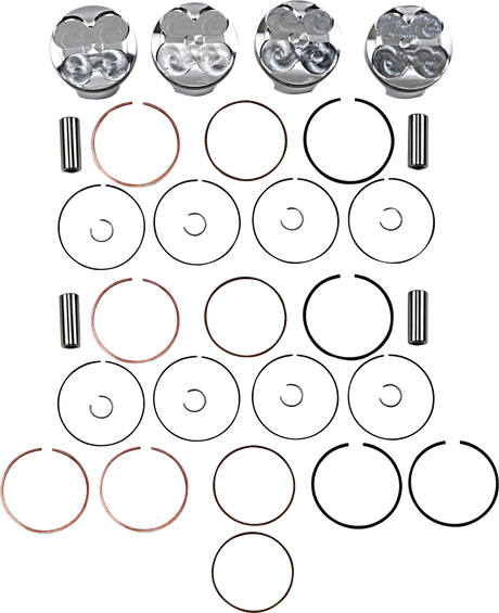 JE PISTONS Piston Kit - 68.00 mm - 13.2:1 CR - Kawasaki 247622