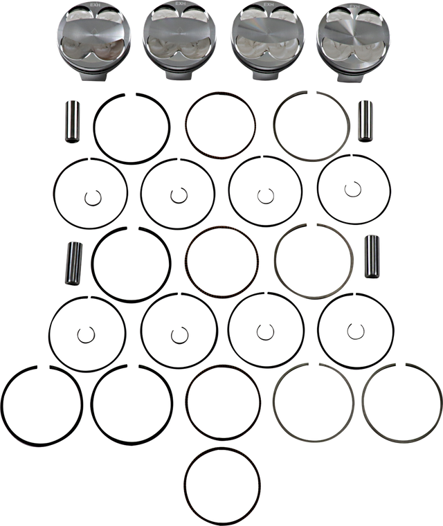 JE PISTONS Piston Kit - 76.00 mm - 13.5:1 CR Suzuki 247631