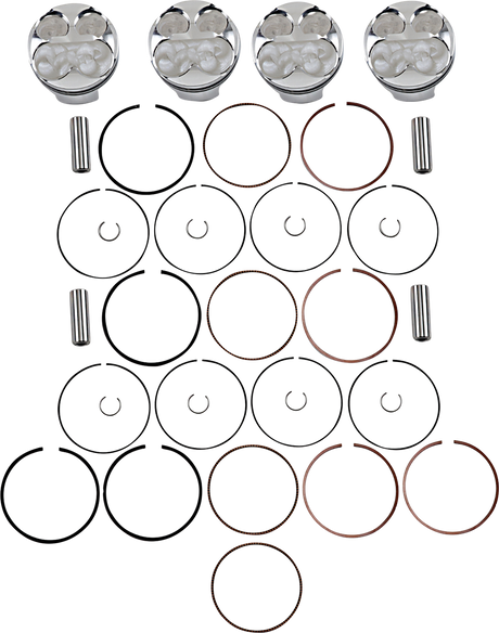 JE PISTONS Piston Kit - 69.00 mm - 13.0:1 CR - Suzuki 255720