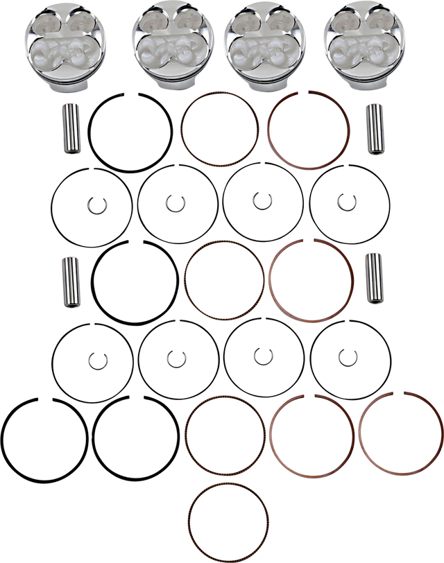 JE PISTONS Piston Kit - 69.00 mm - 13.0:1 CR - Suzuki 255720