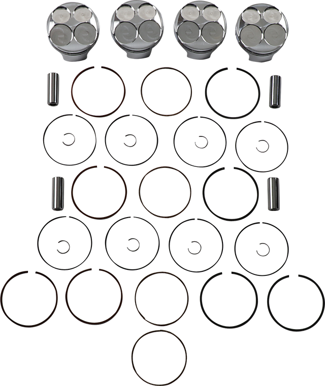 JE PISTONS Piston Kit - 69.00 mm - 13.5:1 CR - Honda 262277