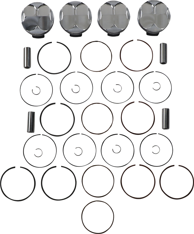 JE PISTONS Piston Kit - 67.00 mm - 13.1:1 CR - Yamaha 262317