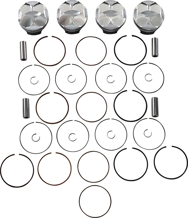 JE PISTONS Piston Kit - 69.00 mm - 13.1:1 CR - Yamaha 262318