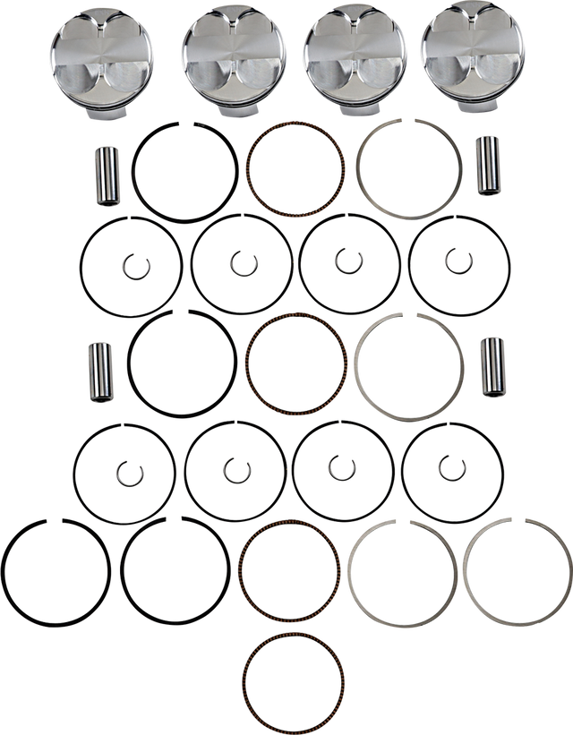 JE PISTONS Piston Kit - 76.00 mm - 13.5:1 CR - Kawasaki 284718