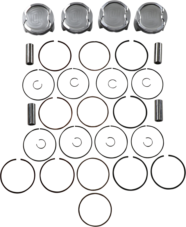 JE PISTONS Piston Kit - 81.00 mm - 8.7:1 CR - Suzuki 299834