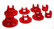 Energy Suspension 3.4168R Red Rear Sub-Frame Bushing Set for 2010 Chevrolet Camaro