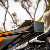 ARB Black Edition Aluminum Awning with LED Light Strip – 8.2 ft x 8.2 ft, Black Frame