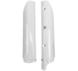 Acerbis Yamaha YZ80/85 Lower Fork Cover Set - White | Part #2404730002