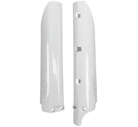 Acerbis Yamaha YZ80/85 Lower Fork Cover Set - White | Part #2404730002