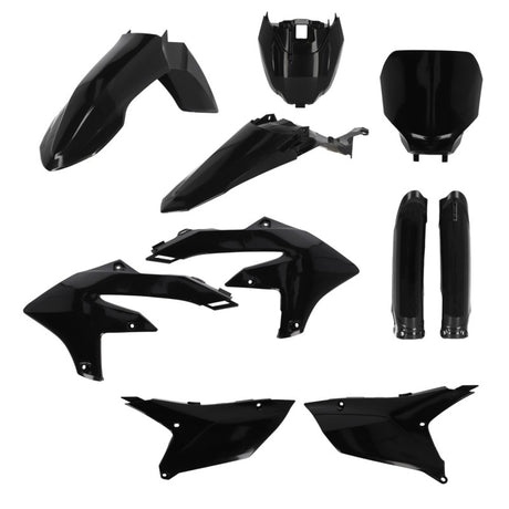 Acerbis 2024 Yamaha YZ250F/ 2023-2024 YZ450F/FX Full Plastic Kit with Tank Cover - Black
