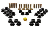 Energy Suspension 11.3106G Rear Control Arm Bushing Set for 1993-1997 Mazda Miata - Black Performance Polyurethane