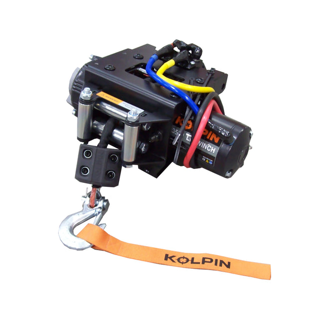 KOLPIN Quick Mount Winch 3500 Synthetic Rope for Polaris Sportsman 450 HO, 570 & More