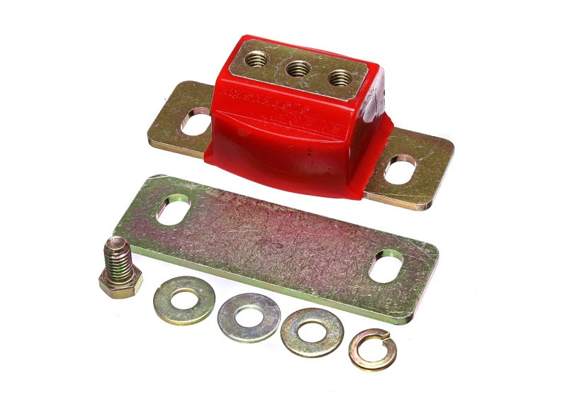 Energy Suspension 3.1171R Red Transmission Mount for Chevrolet Silverado 1500 and GMC Safari (1988-2006)