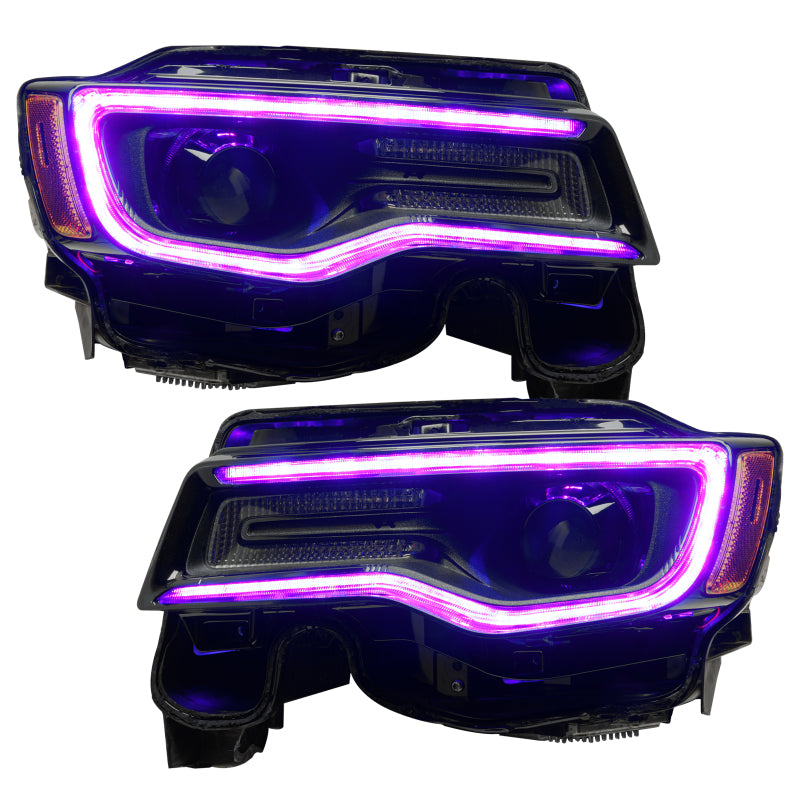 Oracle 1421 Jeep Grand Cherokee Dynamic Headlight DRL Upgrade Kit ColorSHIFT Dynamic