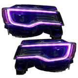 Oracle 1421 Jeep Grand Cherokee Dynamic Headlight DRL Upgrade Kit ColorSHIFT Dynamic