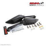 KOSO Sprint Mirrors PR Black - Fits M8 and M10 Motorcycles