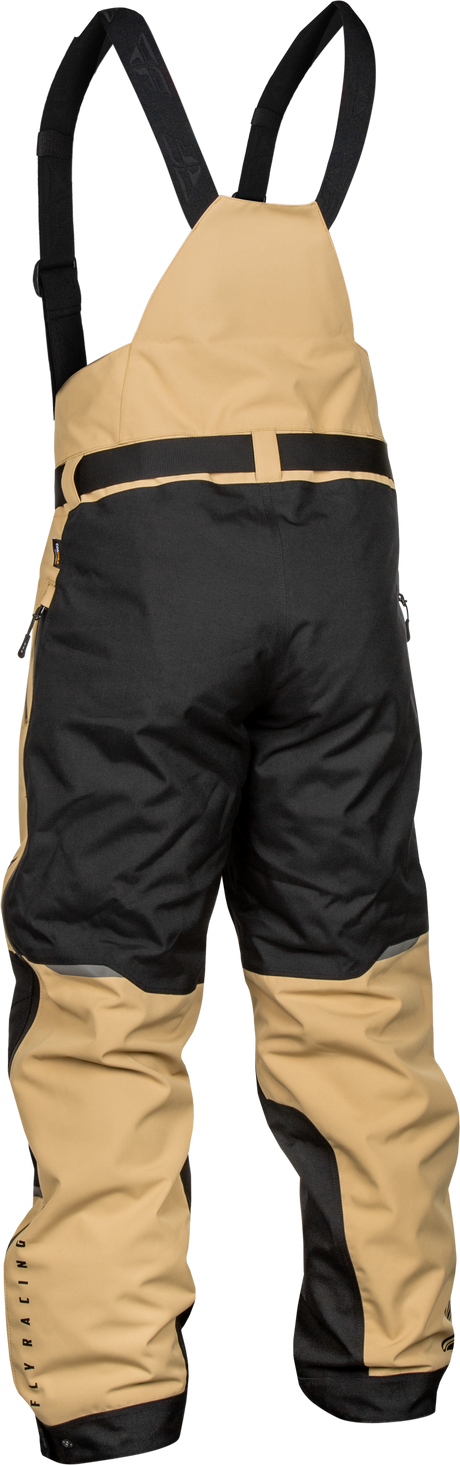 Fly Racing Carbon Bib Black and Tan for Off-Road Motorcycles