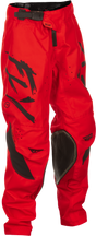 Fly Racing Youth Kinetic Stoke Offroad Pants – Red/Black, US 26, Compatible with ATV and Dirt Bike Vehicles