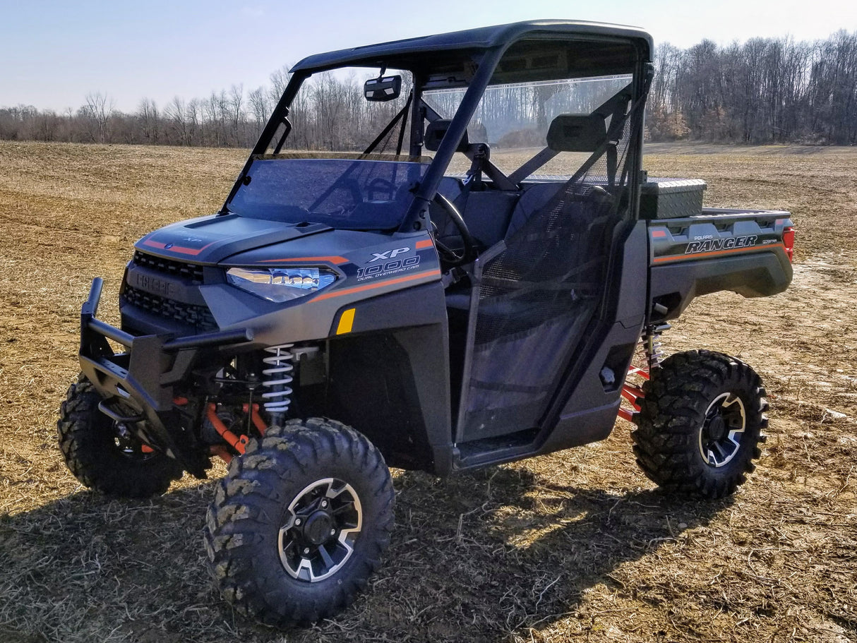 SPIKE Half Windshield for Polaris Ranger XP 900 EPS and More - Tinted, Durable ATV/UTV Windshield