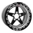 Weld S71 15x10.33 Inch Black Single Beadlock MT Wheel with 5x4.75 Bolt Pattern and 7.5 Inch Backspacing