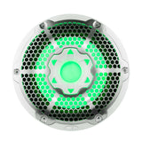 DS18 NXL-10SUB/WH 10-Inch Subwoofer with Enclosure - 300 Watts RMS, 4 Ohm Single Voice Coil, White for Powersports Vehicles