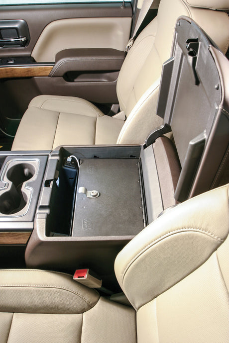 Tuffy Products Console Safe with Keyed Lock for Chevrolet Silverado and GMC Sierra 1500 (Part #320-01)