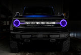 Oracle 21-22 Ford Bronco Headlight Halo Kit w/DRL Bar - Base Headlights -w/RF Controller
