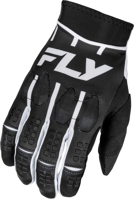 Fly Racing Evolution DST Gloves Black/White - Premium Race Gloves for Motorcycle and ATV Riders