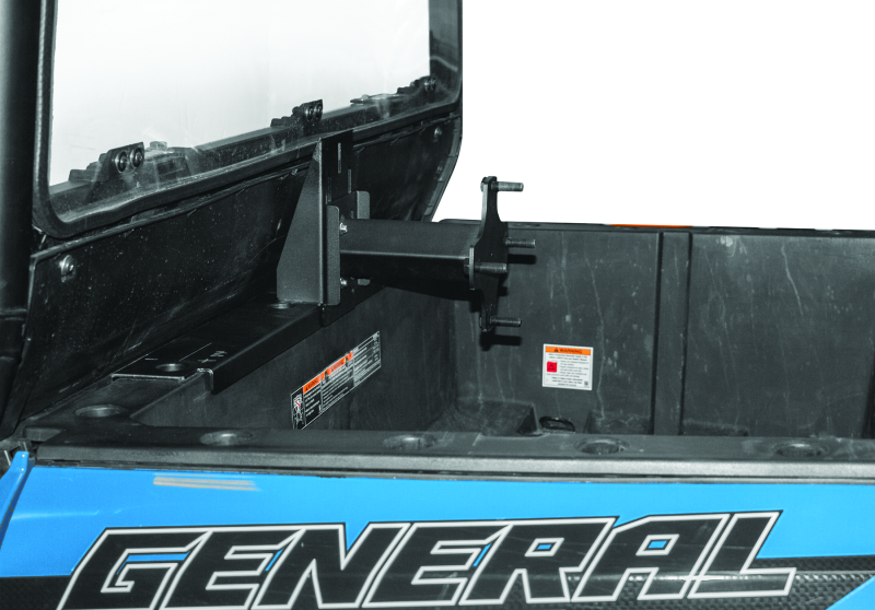 DragonFire Racing Part 521368 Polaris General 16+ Spare Tire Rack - Space-Saving Triangular Mounting System