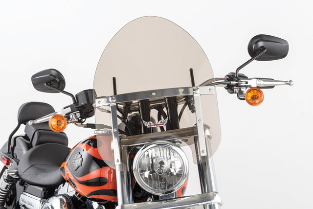Slipstreamer HD-0 Windshield Smoke 1 1/4" for Harley-Davidson Motorcycles