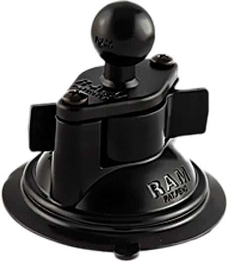 RAM 3.3 inch Diameter Suction Cup with 1 inch Ball Mount - Universal Fit for Recreational Vehicles