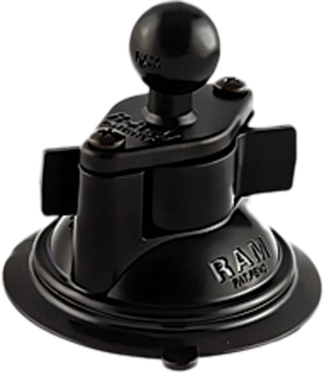 RAM 3.3 inch Diameter Suction Cup with 1 inch Ball Mount - Universal Fit for Recreational Vehicles